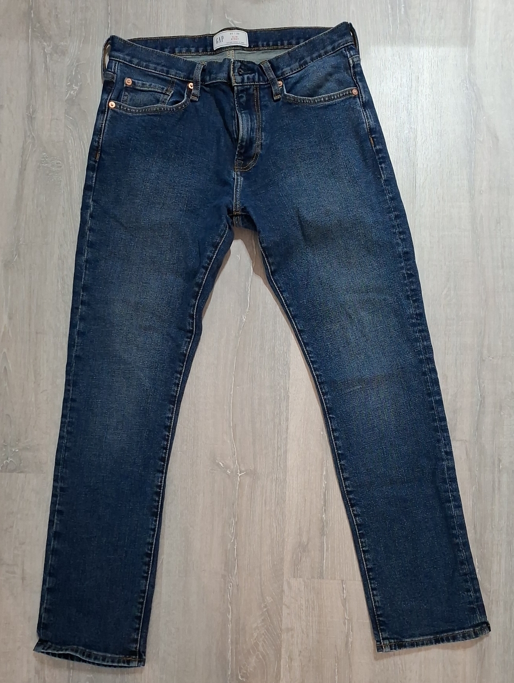 Men's GAP Slim Straight Jeans in Blue 30x30